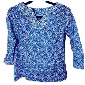 100% cotton Talbots tunic size small petite in excellent like new condition